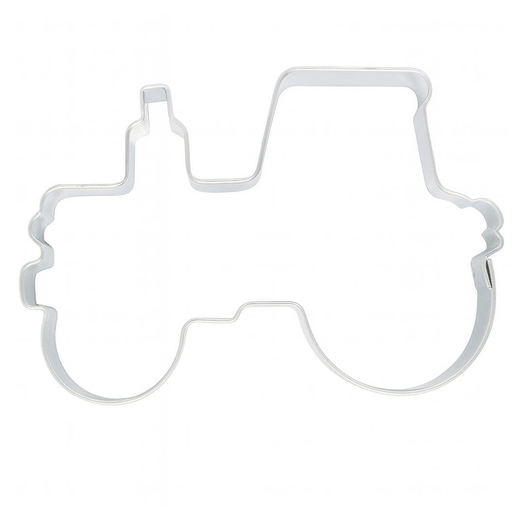 Tagliabiscotti a forma di trattore per cake design