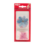 Decorazioni con fiori commestibili e farfalle