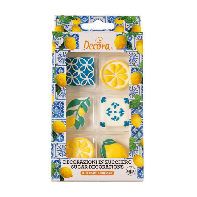 Decorazioni in zucchero Amalfi Decora – set da 6