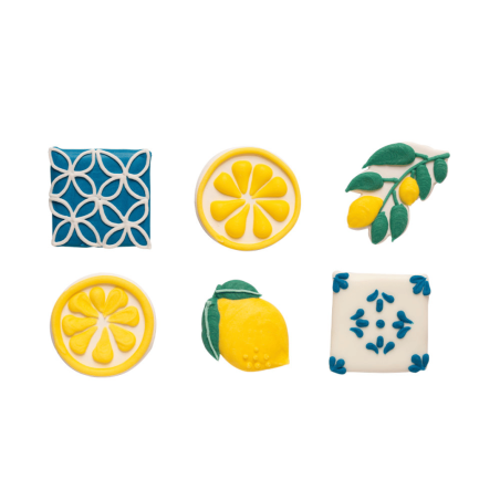 6 decorazioni in zucchero Amalfi Decora
