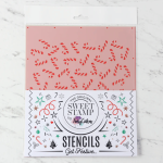 Stencil con bastoncini di zucchero SweetStamp