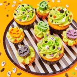 Cupcake di Halloween decorati con Spooky Halloween 4-in-1 Sprinkle Mix