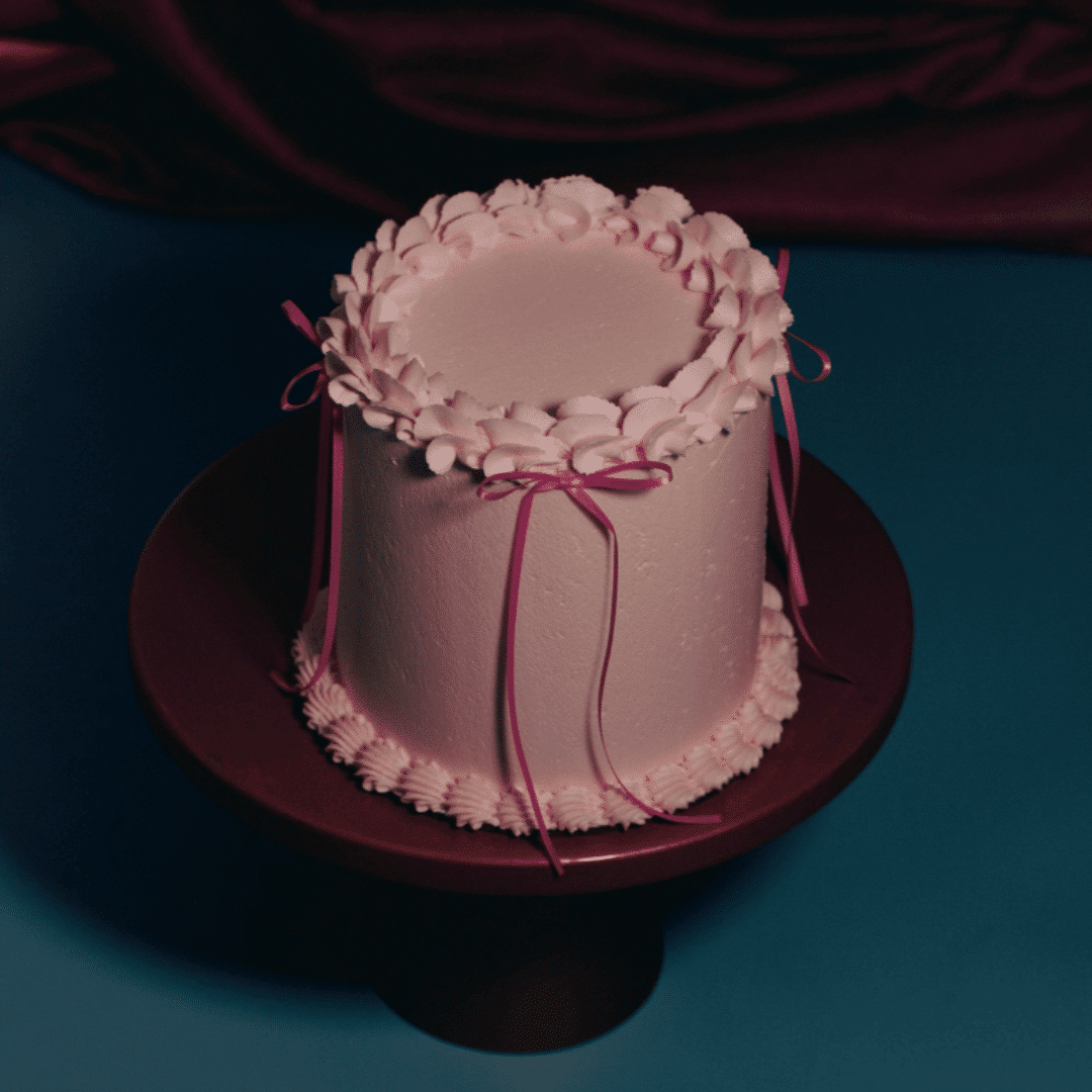 Decorazione per torta a forma di rose Noeuds PME