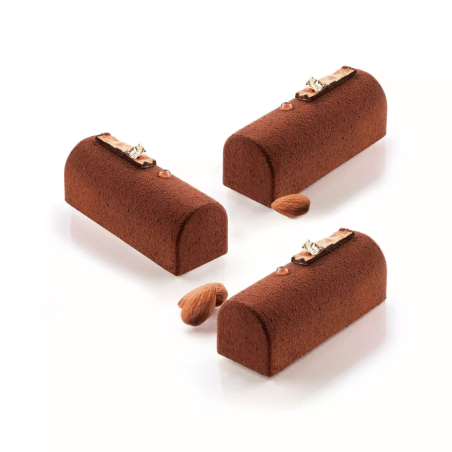 stampo in silicone per mini tronchi