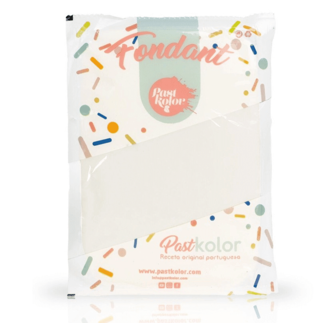 Pasta di zucchero bianca Pastkolor 2,5 Kg | Progettazione di torte
