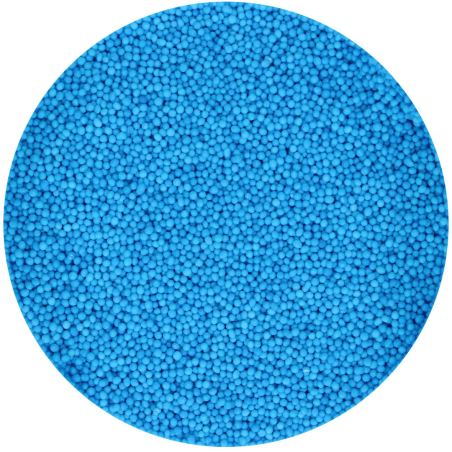 Mini perle di zucchero blu | Decorazione della torta