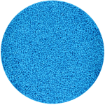 Mini perle di zucchero blu | Decorazione della torta