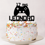 Cake Topper Videogioco da personalizzare
