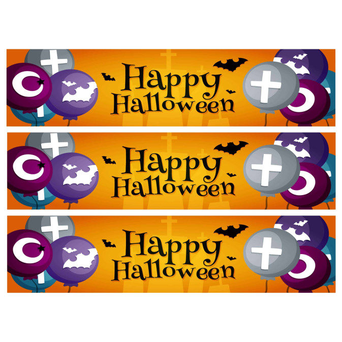 Contorni di torta di zucchero di Halloween