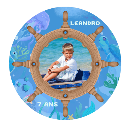 Disco oceanico commestibile personalizzabile