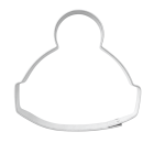 Tagliabiscotti per cappello - Natale