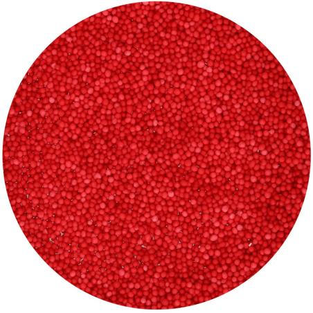 Mini perle di zucchero rosse