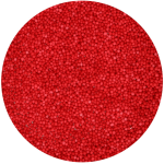 Mini perle di zucchero rosse