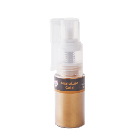 Spray Glitter Oro scintillante per uso Alimentare Rainbow Dust