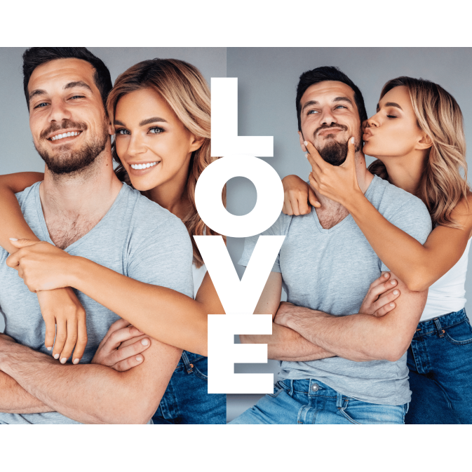 Foto commestibile A4 amore
