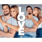 Foto commestibile A4 amore