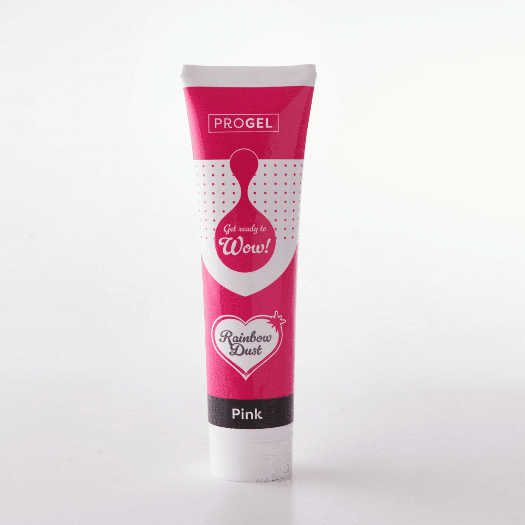Colorante alimentare in gel rosa Progel - Formato XXL (100 g) - Rainbow Dust