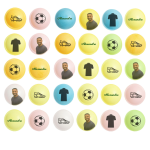 Piattini da calcio personalizzati