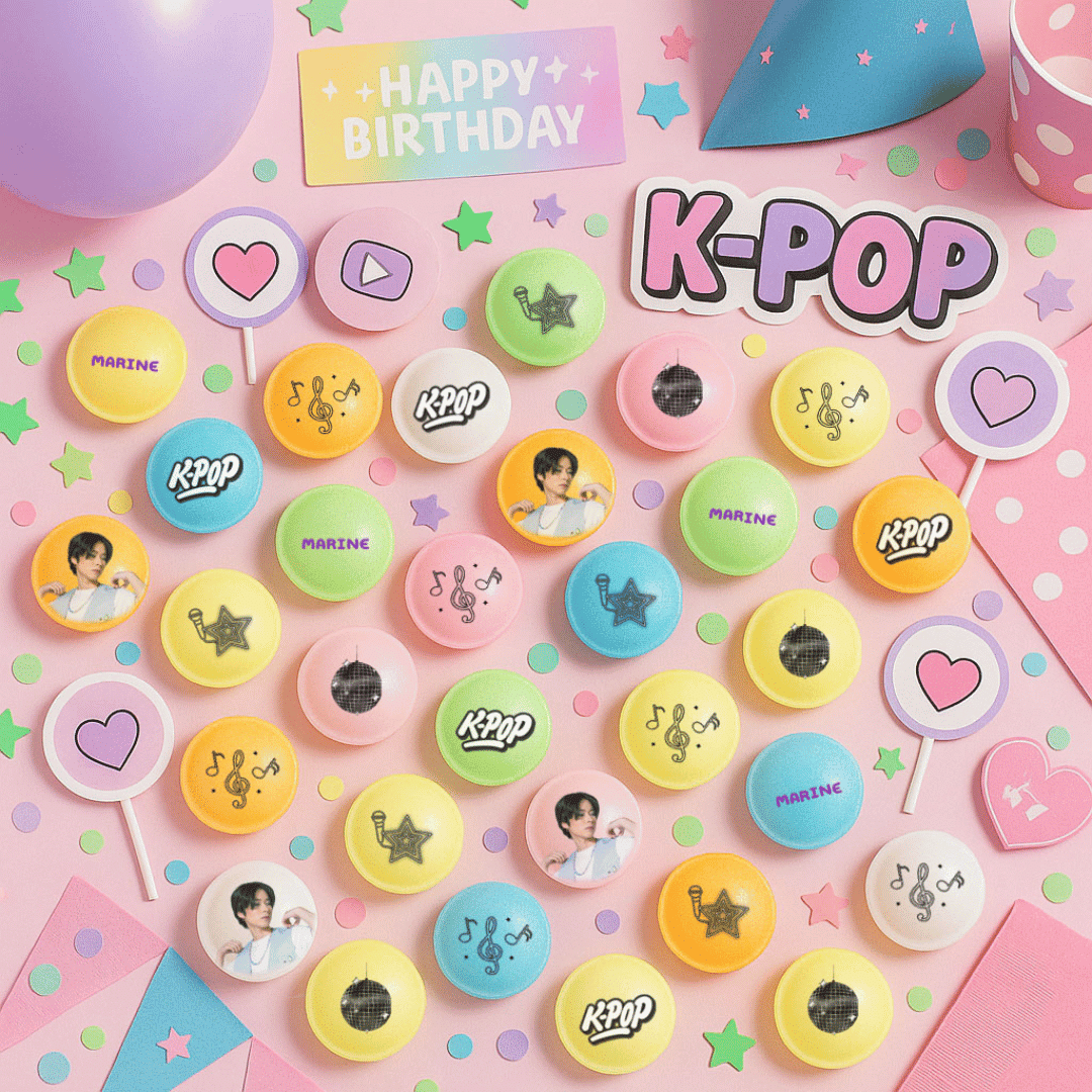 Soucoupes personnalisées K-POP