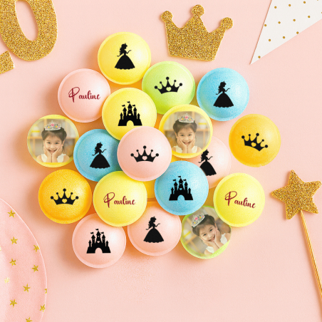 Piattini personalizzati a forma di principessa