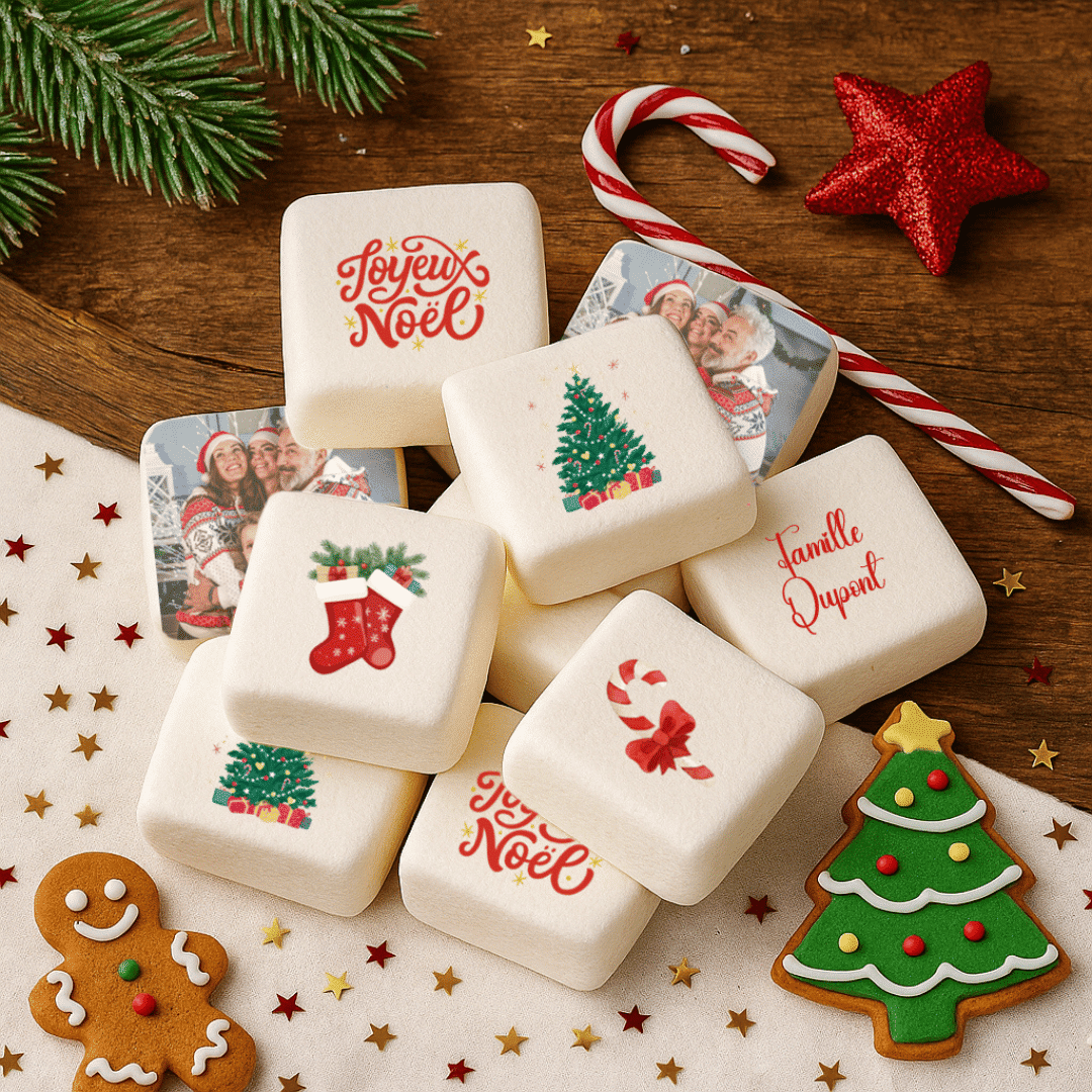 Marshmallow natalizi personalizzati