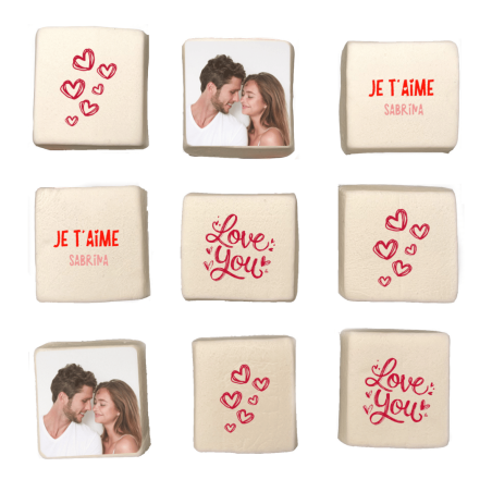 marshmallow personalizzati amore