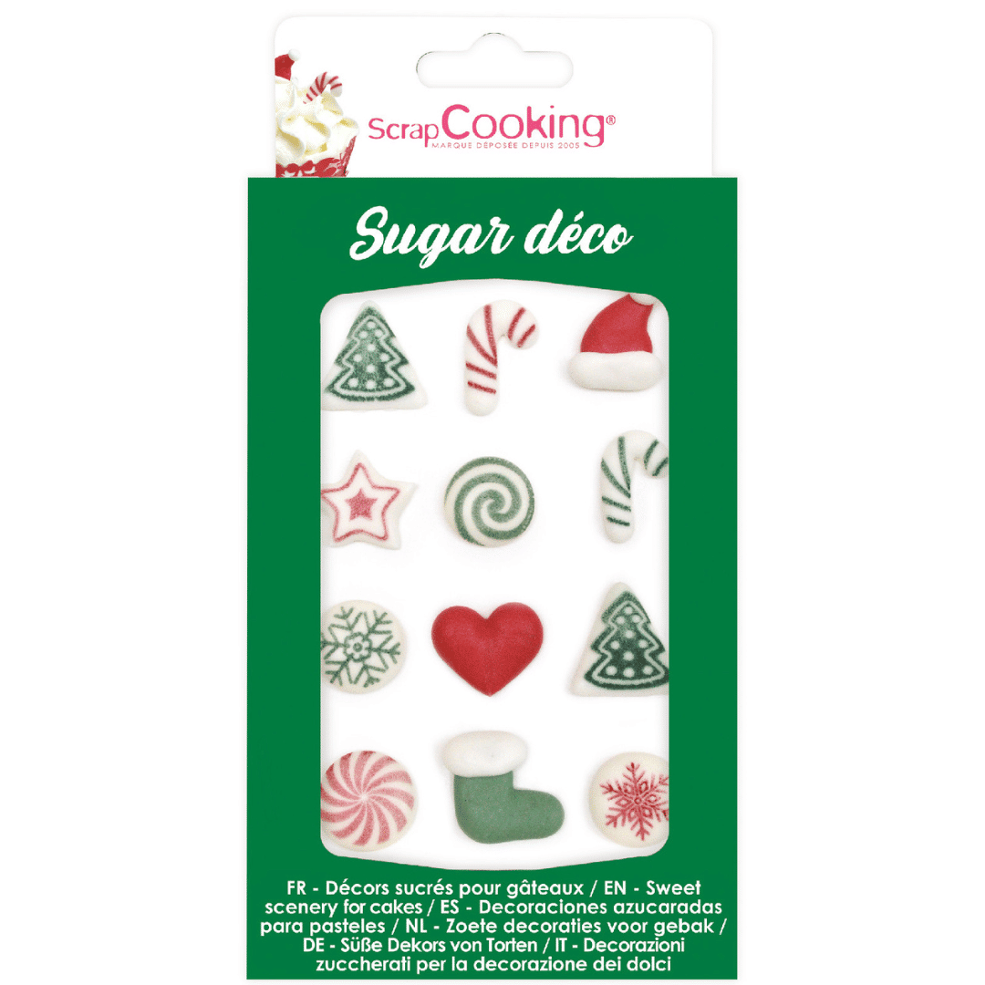 Dolci decorazioni natalizie per i tronchetti