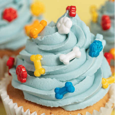 decorazione di cupcake con codette di zucchero super cani - PME