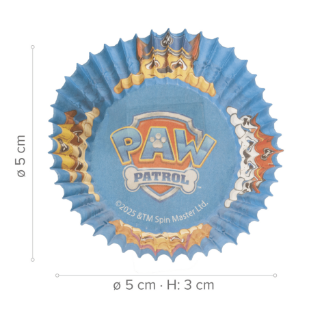 25 pirottini per cupcake Paw Patrol -