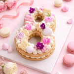 mini tavoletta di cioccolato bianco per torta numerica