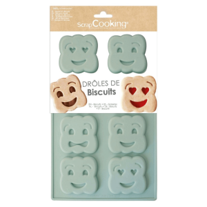 Stampo in silicone per biscotti in stile BN da utilizzare in cucina.