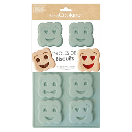 Stampo in silicone per biscotti in stile BN da utilizzare in cucina.