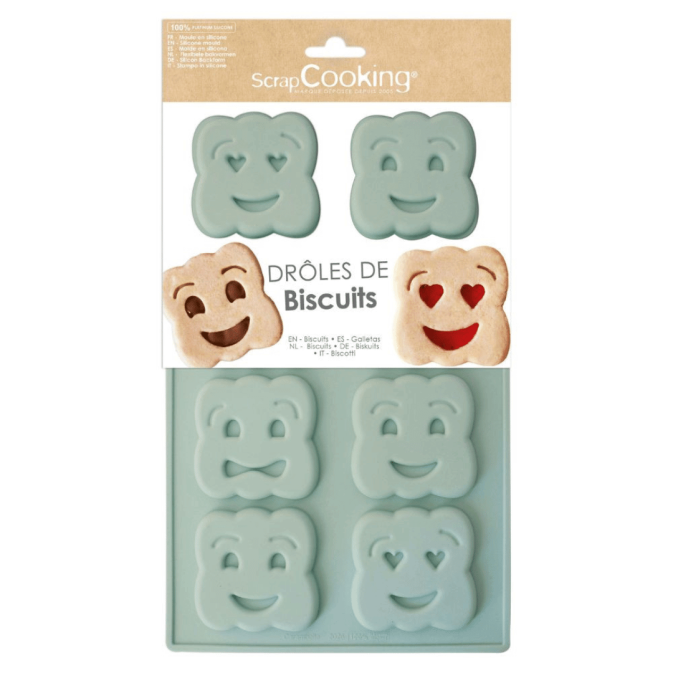 Stampo in silicone per biscotti in stile BN da utilizzare in cucina.