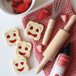 Divertente stampo in silicone per biscotti, nello stile dei biscotti BN, ideale per uno spuntino.