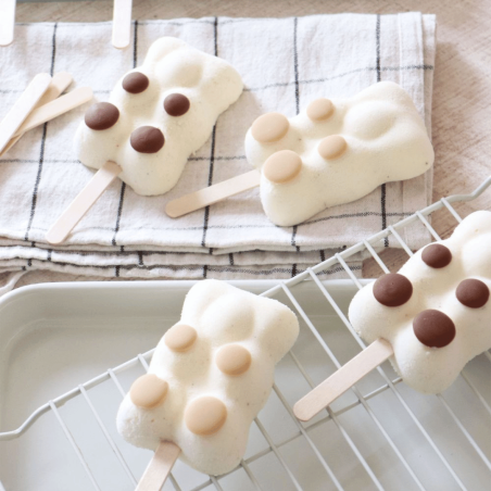 Stampo in silicone a forma di orsetto per gelato fatto in casa