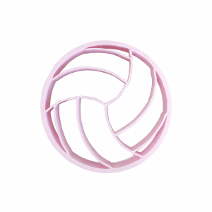 tagliabiscotti in plastica a forma di pallone da pallavolo