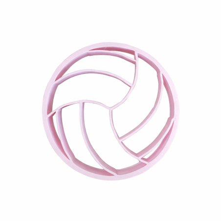 tagliabiscotti in plastica a forma di pallone da pallavolo