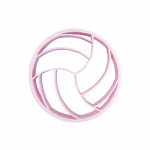 tagliabiscotti in plastica a forma di pallone da pallavolo