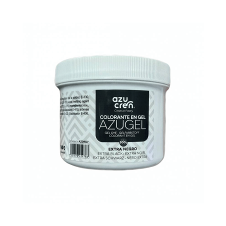 Colorante alimentare in gel Azucren Extra Black 300 grammi