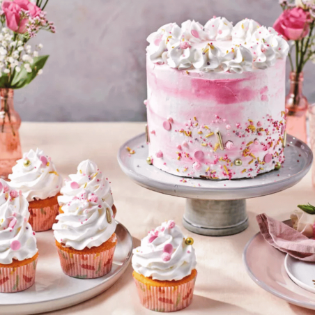Decorazioni per cupcake a tema crema incantata di Funcakes