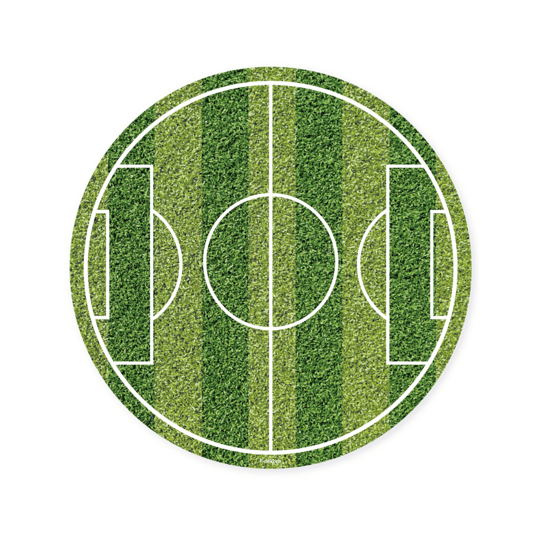 disco per torta a forma di pallone da calcio - 15 cm