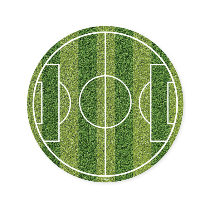 disco per torta a forma di pallone da calcio - 15 cm