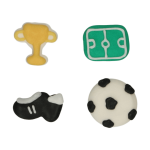 tortine commestibili a forma di calcio
