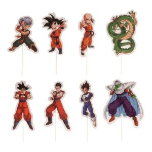 16 cake toppers Dragon Ball Z