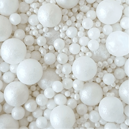 Perle di zucchero bianco Azucren per decorare torte