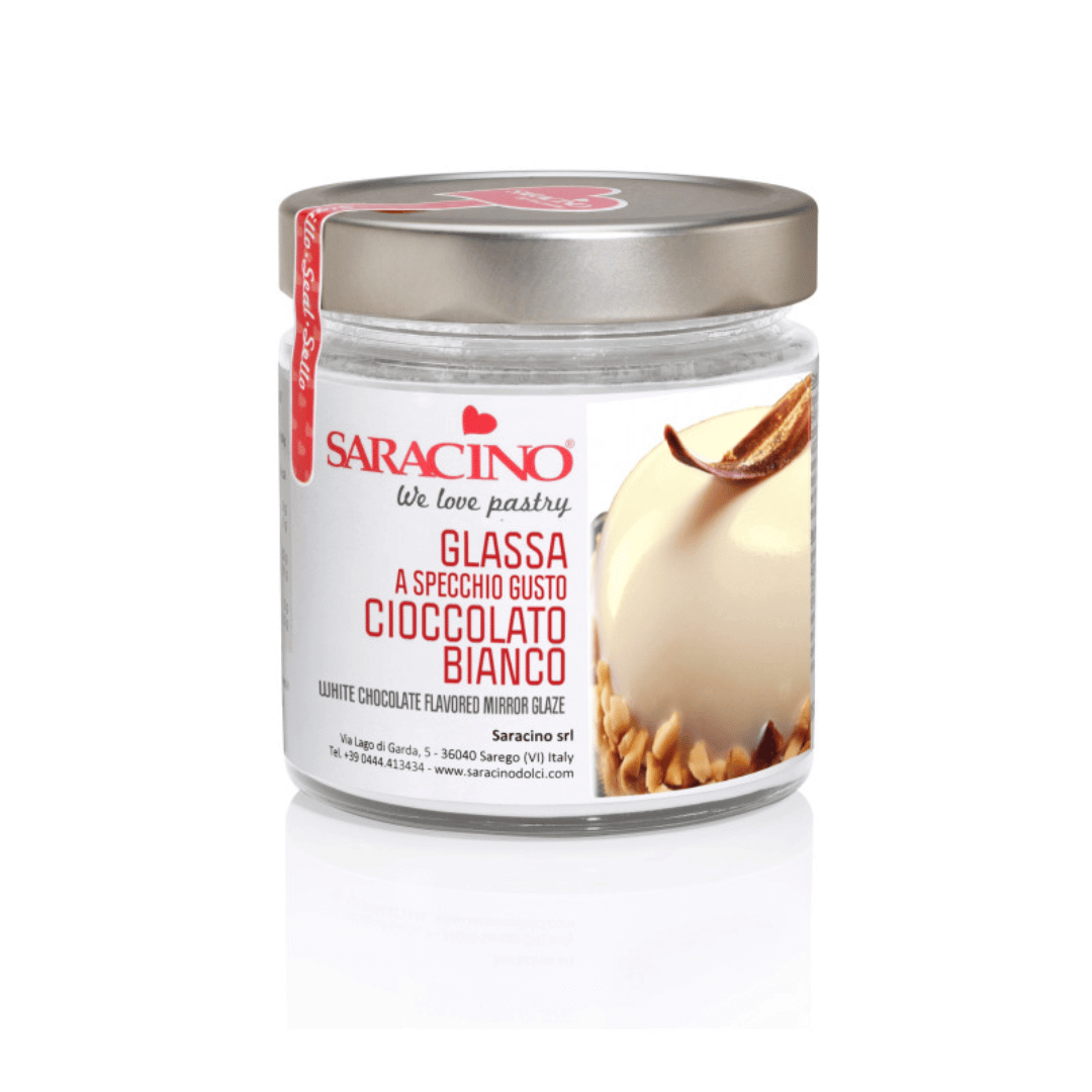 Glaçage miroir chocolat blanc 350 g