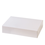 scatola di cartone rigido bianco per biscotti
