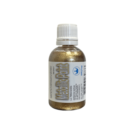 Colorante alimentare glitterato oro Silkytop per torte