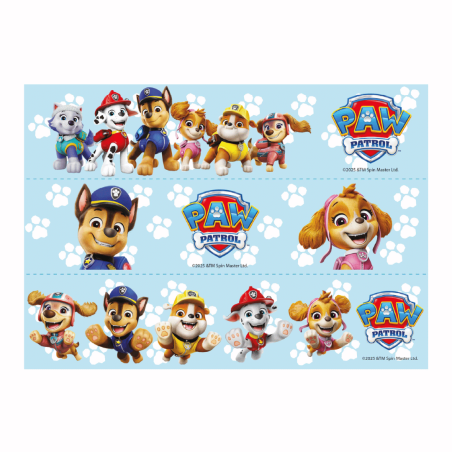 Decorazione per torta Paw Patrol