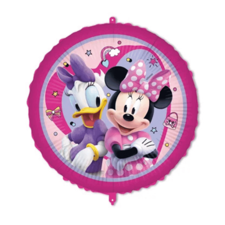 Palloncino di compleanno in alluminio di Minnie e Paperina 46 cm